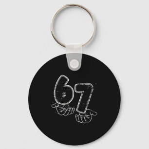 Grappige Six Seven 6 7 Meme Gen Alpha Jargon 6 7 H Sleutelhanger