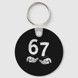Grappige Six Seven 6 7 Meme Gen Alpha Jargon 6 7 H Sleutelhanger