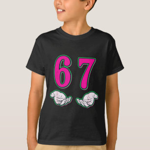 Grappige Six Seven 6 7 Meme Gen Alpha Sla Jargon 6 T-shirt