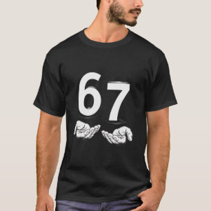 Grappige Six Seven 6 7 Meme Gen Alpha Sla Jargon 6 T-shirt