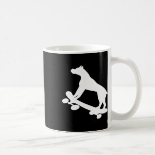 Grappige Skateboardende Boxer Hond Skateboard Skat Koffiemok