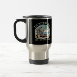 Grappige Skeleton Beach Vibes - Chillin 'to the Bo Reisbeker