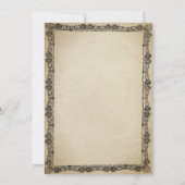 Grappige Skeletten Dansen  Halloween Party Kaart (Achterkant)