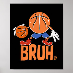 Grappige Sketll Bruh Meme Zin Bro Dabbing Ll Jonge Poster