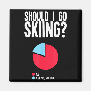 Grappige ski liefhebber citaten sport ll glijden magneet