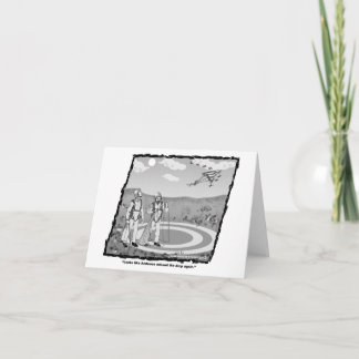 Grappige skydiver kaart