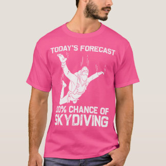 Grappige Skydiving Voor Parachutespringen Springen T-shirt