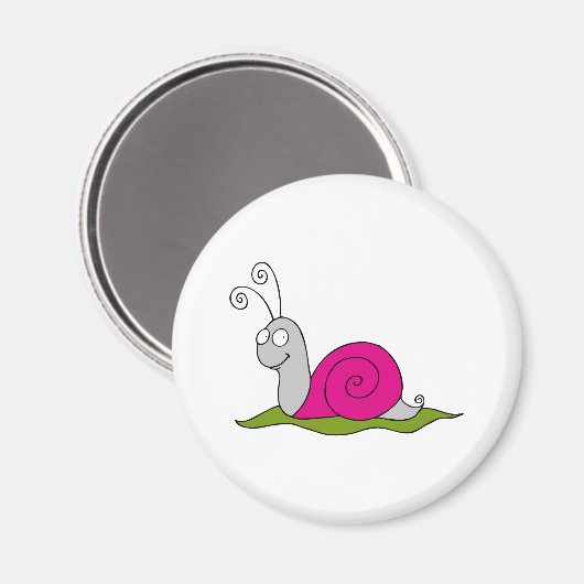 grappige slak magneet (Voorkant / Achterkant)