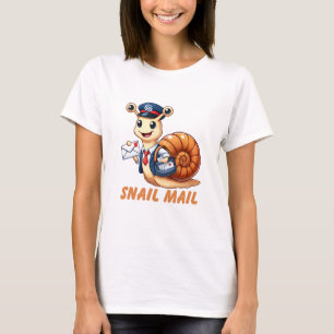 Grappige slak post T-shirts   Slakkenliefhebber