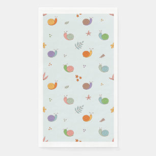 Grappige slakken servet