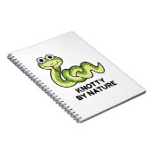 Grappige Slangenpun Van Nature Knoopachtig Notitieboek (Rechterzijde)