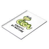 Grappige Slangenpun Van Nature Knoopachtig Notitieboek (Linkerzijde)