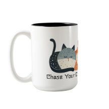 Grappige slapende katten jagen je dromen volkskuns