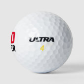 Grappige slechte chauffeur golfballen (Logo)
