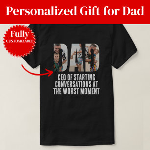 Grappige slechte timing vader t-shirt