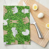 grappige sloezels theedoek (Quarter Fold)