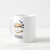 Grappige S'more-grapjes Koffiemok (Voorkant links)