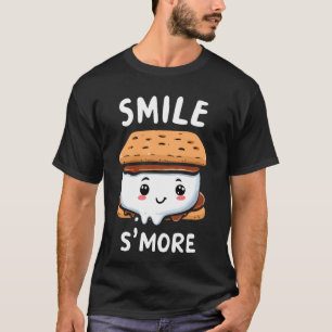 Grappige Smore Marshmallow & Kampvuur Kamperen Hum T-shirt