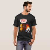 Grappige s'mores marshmallow t-shirt (Voorkant volledig)