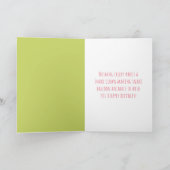 Grappige Snake Clown Happy Birthday Wenskaart Kaart (Binnen)