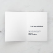 Grappige Sneeuwman Die in Zijn Neus Pikt Met Kerst Feestdagen Kaart (Binnen)