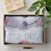 Grappige Sneeuwman Winter Kerstverlichting Tissuepapier (Geschenk)