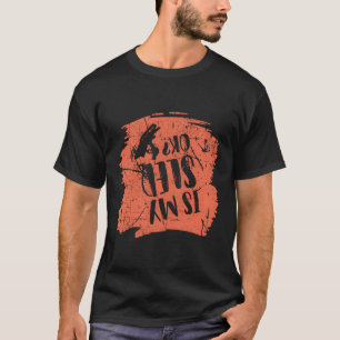 Grappige sneeuwscooter grappen is mijn slee ok rol t-shirt