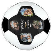 Grappige snor Happy Vaderdag 4 Foto Voetbal (Gedraaid)