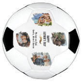 Grappige snor Happy Vaderdag 4 Foto Voetbal (Gedraaid)