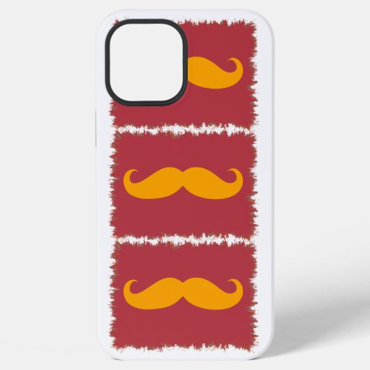 Grappige Snor iPhone Hoesje (Achterkant)