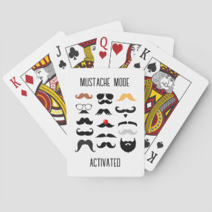 Grappige Snor Vaderdag Cadeau Verjaardag Pokerkaarten