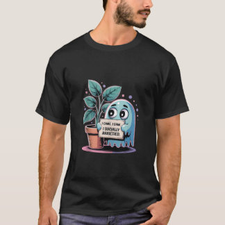 Grappige Sociale Angst Introvert Zenuwachtig Verle T-shirt
