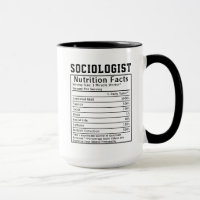 Grappige socioloog voedingsfeiten sociale wetensch