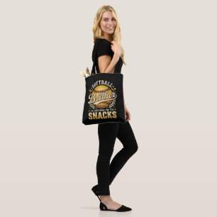 Grappige Softbal Broer Snacks Sport Draagtas