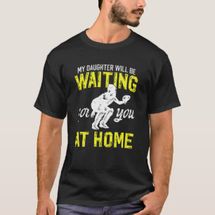 Grappige Softbal Catcher Vader Softbal Catcher Vad T-shirt