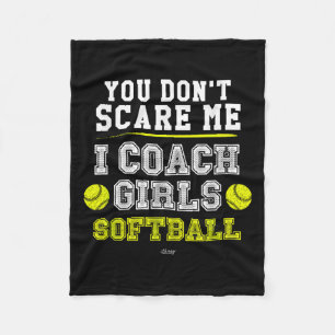 Grappige Softbalcoach Je Kent Me Niet Ik Coach Mei Fleece Deken