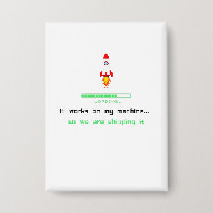 Grappige Software Engineer Versie Verzend Button