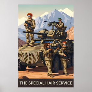 Grappige soldatenposter poster