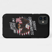 Grappige sorry communisten die ik grillen vandaag Case-Mate iPhone case (Achterkant (horizontaal))