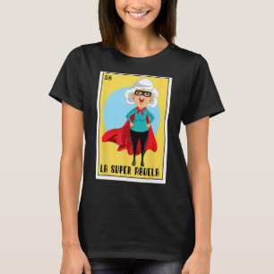 Grappige Spaans-Mexicaanse Bingo Gifts Abuela - La T-shirt