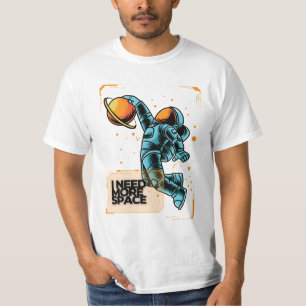 grappige Space Slam Dunk T-shirt