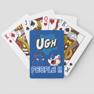 grappige speelkaarten "UGH PEOPLE !!"