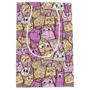 Grappige speelse katten medium cadeauzakje