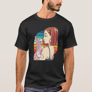 Grappige Sphynx Kat Moeder Cute Huisdier Kitten Ka T-shirt