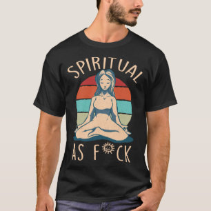 Grappige Spirituele Meditatie Boeddha Lotus Seat P T-shirt