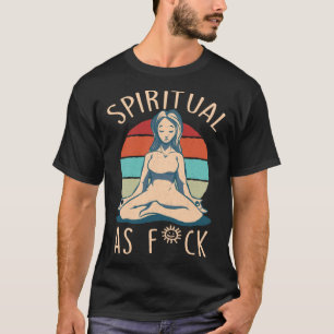 Grappige Spirituele Meditatie Boeddha Lotus Seat T-shirt
