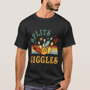 Grappige Splits n Giggles Bowling Team Mannen Vrou T-shirt