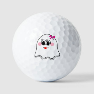 Grappige spook-emoji! golfballen