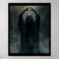 Grappige spook hart handen eng gezicht halloween
