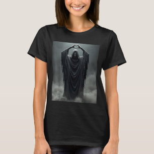 Grappige spook hart handen eng gezicht halloween t-shirt